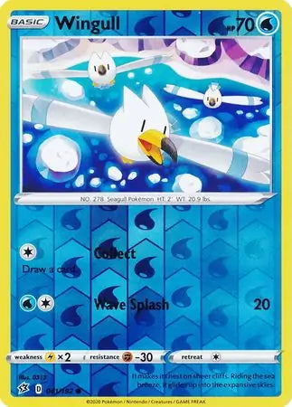 Rebel Clash Wingull #41/192 reverse holo